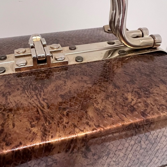 Vintage 1960s Delill Train Car Purse- Made in Italy - Picture 7 of 10